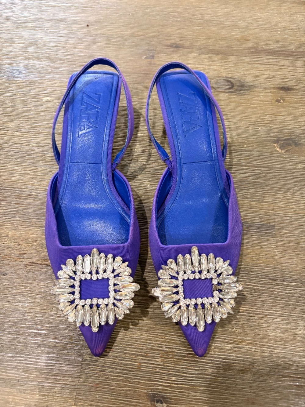Zara SLINGBACK Kitten Heels